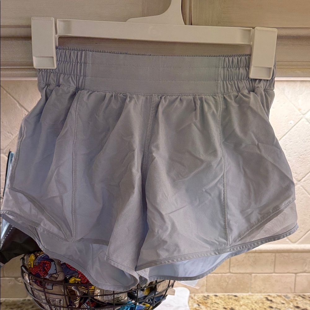 lululemon athletica Light Gray Women's Athletic Shorts